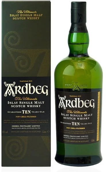 Viskijs ardbeg 10 Y.O., 46%, 1 l