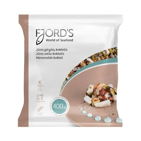 Jūras velšu kokteilis, saldēts, fjord's, 400 g
