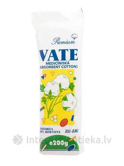 Premium Vate medicīniskā gofrēta, 200 g