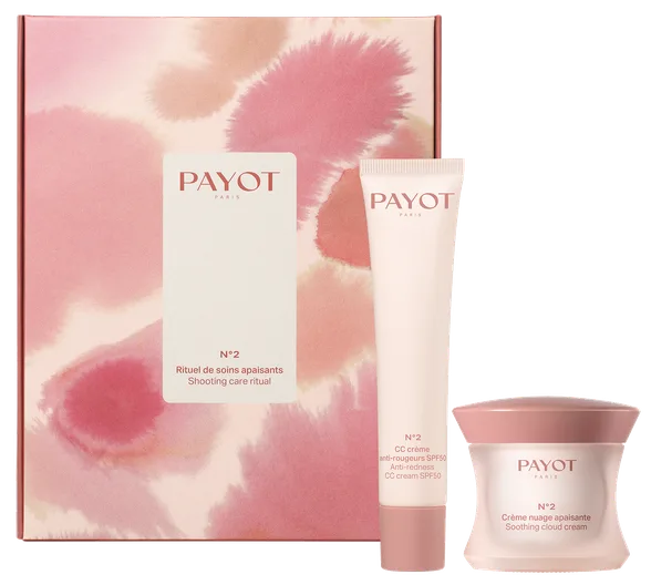 Payot Creme NO2 (soothing cloud cream 50 ml + CC cream 40 ml) komplekts, 1 gab.