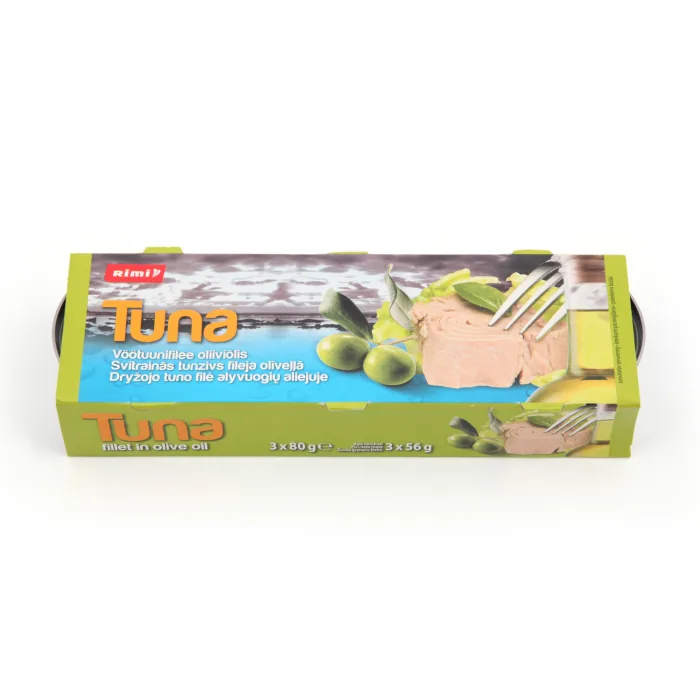 TUNZIVS FILEJA RIMI OLĪVEĻĻĀ 3X80G/3X56G