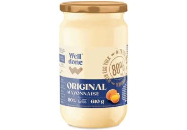 MAJONĒZE ORIGINAL WELL DONE 80% 610G