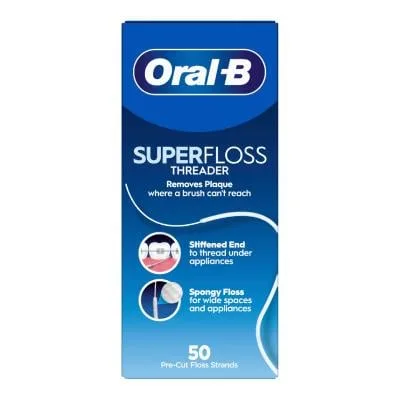 Oral B Super Floss zobu diegs 50 m