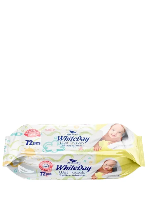 Влажные салфетки для детей White Day Ultra Sensitive, 72 шт.