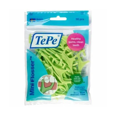 Tepe Mini Flosser zobu diegs ar turētāju N36