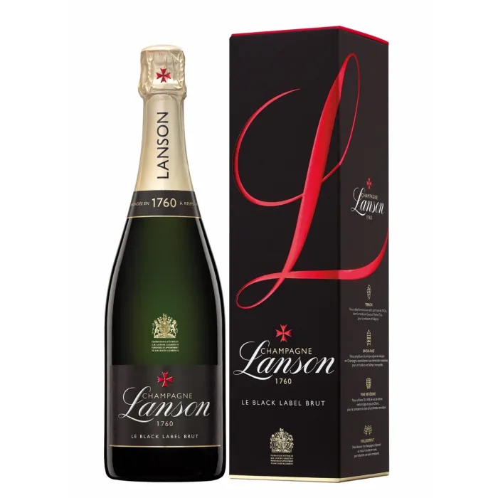 Šampanietis Lanson le Black Label brut 12,5% 0,75 l