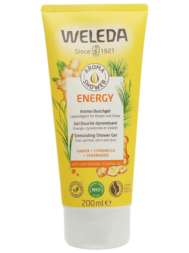 Weleda dušas krēms aroma energy, 200 ml