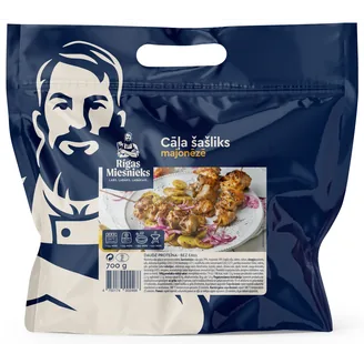ŠAŠLIKS RĪGAS MIESNIEKS CĀĻA MAJONĒZĒ 700G