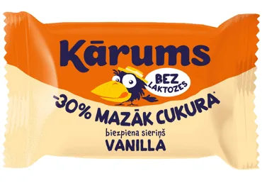 BIEZPIENA SIERIŅŠ BEZ LAKTOZES KĀRUMS VANIĻAS 40G