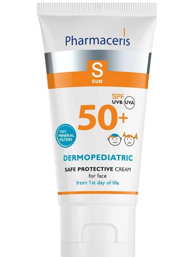 Pharmaceris S aizsargājošs sejas krēms bērniem SPF50+, 50 ml