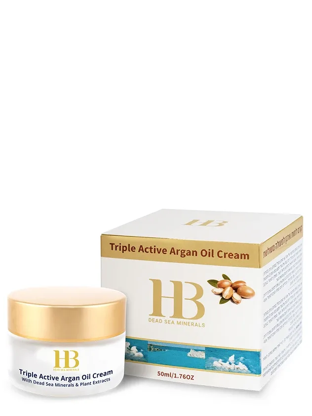 H&B trīskārši aktīvs argana eļļas krēms, 50 ml