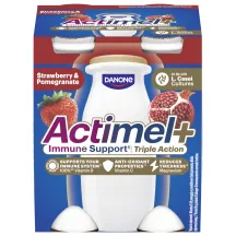JOGURTA DZĒRIENS ACTIMEL ZEMEŅU UN GRANĀTĀBOLU GARŠAS 4X100G