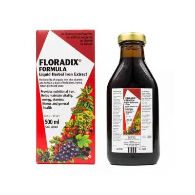 Floradix Dzelzs šķidrums 500 ml
