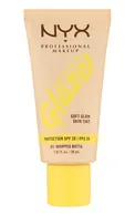 NYX PROFESSIONAL MAKEUP BUTTERMELT GLAZE SOFT GLOW SKIN TINT SPF/FPS 30 TONĀLAIS FLUĪDS, 30ML