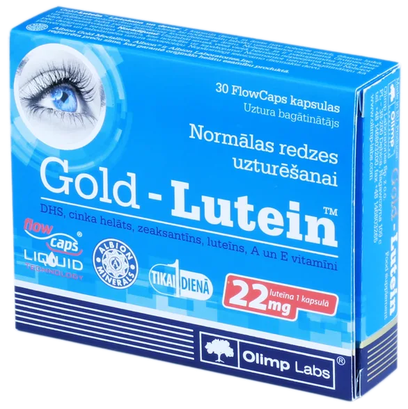 Olimp Labs Gold-Lutein kapsulas, 30 gab.