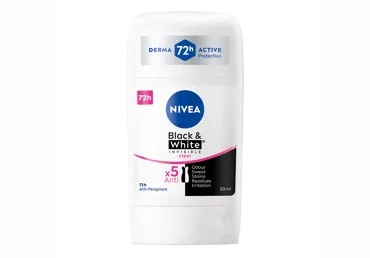 DEZODORANTS NIVEA BLACK&WHITE INVISIBLE ZĪMUĻVEIDA SIEVIETĒM 50ML
