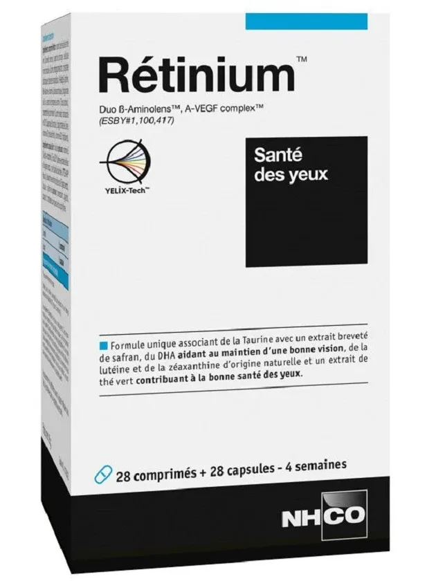 Retinium acu veselībai, 28 tabletes + 28 kapsulas