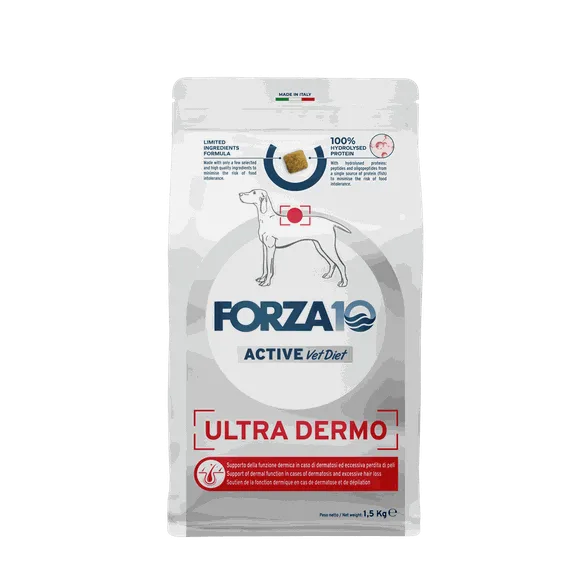 FORZA10 Active Vetdiet Ultra dermo, suņiem sausā barība, 1,5 kg