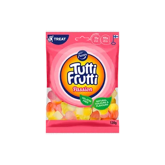 ŽELEJKONFEKTES TUTTI FRUTTI PASSION 120G