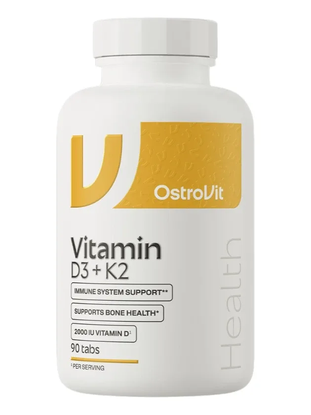 Ostrovit vitamīns D3 + K2 tabletes, 90 gb.