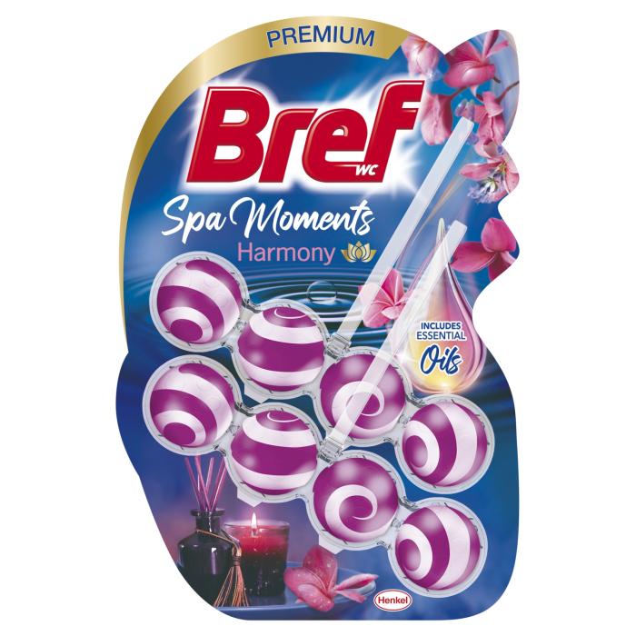 TUALETES BLOKS BREF SPA MOMENTS HARMONY 2X50G