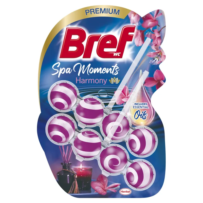 TUALETES BLOKS BREF SPA MOMENTS HARMONY 2X50G