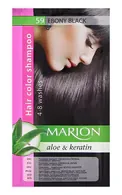 MARION ALOE&KERATIN KRĀSOJOŠAIS ŠAMPŪNS, 59 EBONY BLACK, 40ML