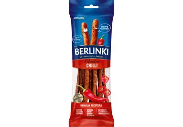 KABANOS DESIŅAS BERLINKI ČILLI 85G