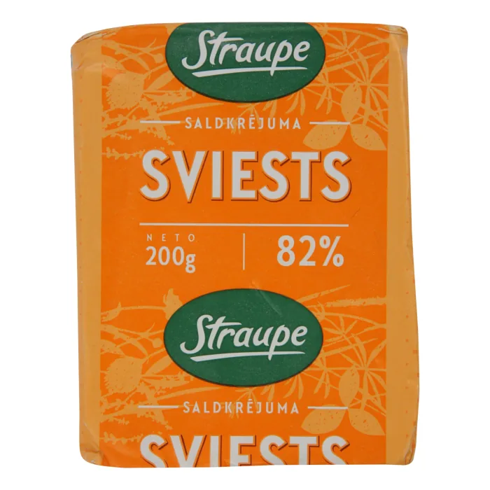 SVIESTS STRAUPE SALDKRĒJUMA 82% 200G