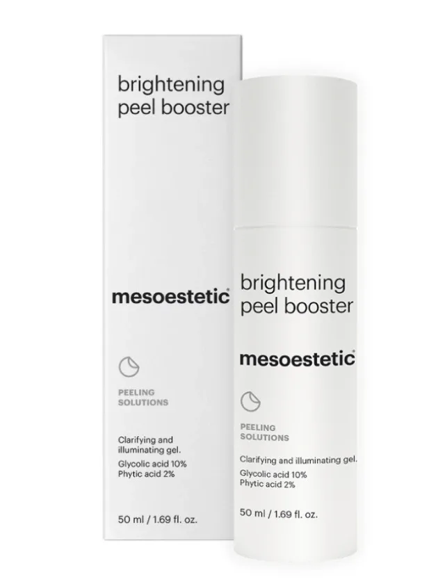 Mesoestetic Brightening Peel Booster ādas toni izlīdzinoša želeja hiperpigmentētai ādai, 50 ml