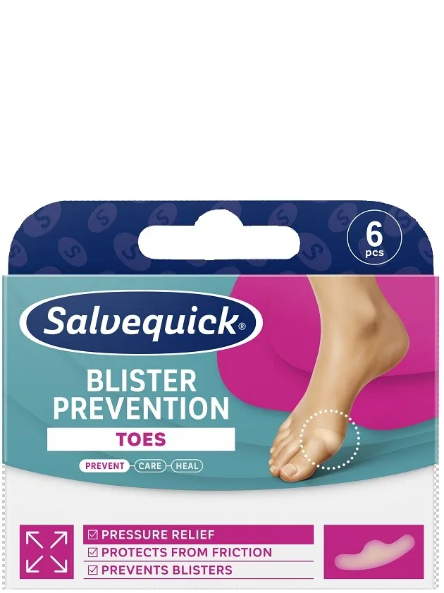Salvequick Blister Prevention tulznu profilakses plāksteri pirkstiem, 6 gb.