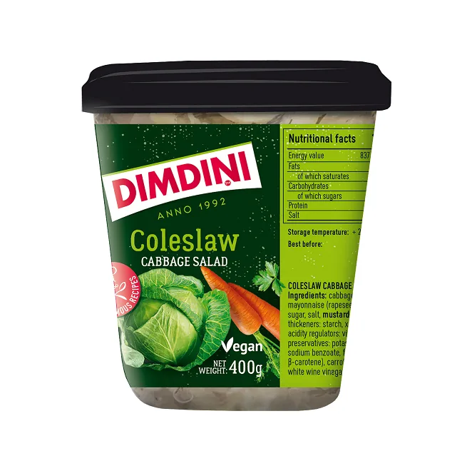 DIMDIŅI COLESLAW KĀPOSTU SALĀTI, 400G