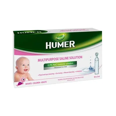 Humer daudzfunkcionāls sāls 0,9% šķīd. 5 ml N30