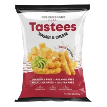 RĪSU UZKODA TASTEES AR VASABI UN SIERA GARŠU 65G