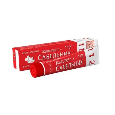 112 sabeļnik+živokost krēms-balzams 50 g