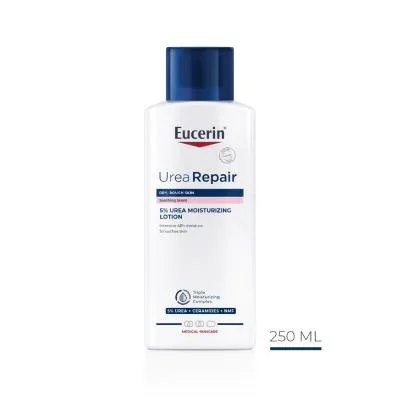 Eucerin Urearepair Plus 5% ķermeņa losjons ar nomierinošu aromātu 250 ml