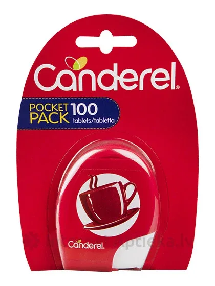 Canderel saldinātājs, 100 tabletes