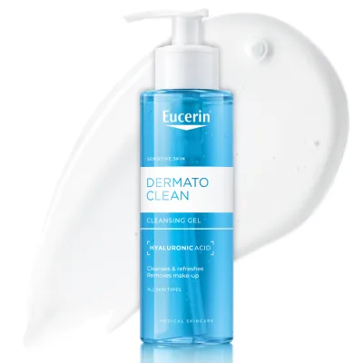 Eucerin Dermatoclean sejas attīroša želeja 200 ml