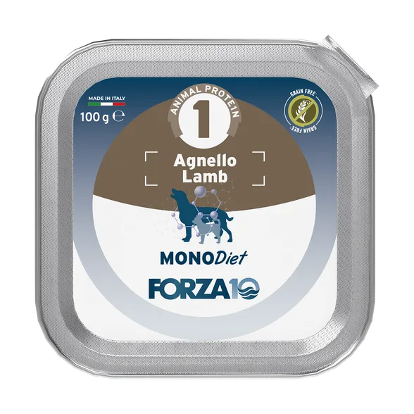 FORZA10 Monodiet Diet jērs, suņiem pastēte, 100 g