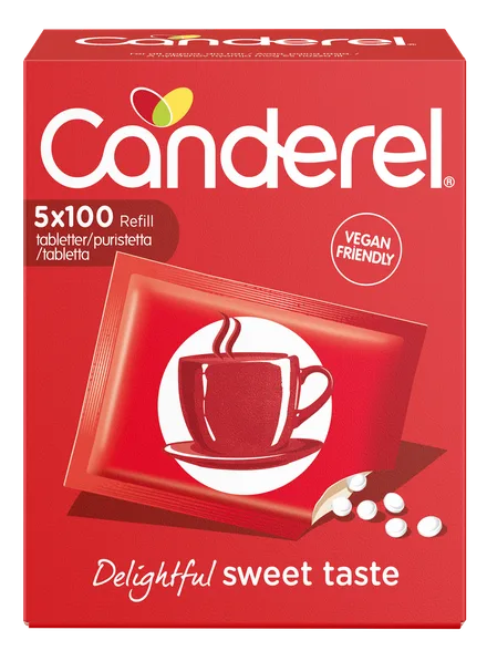 Canderel Delightful-Refill tabletes, 500 gab.