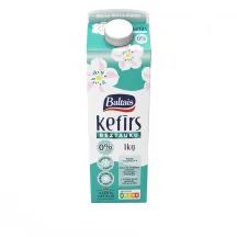 KEFĪRS BALTAIS BEZTAUKU 0% 1KG