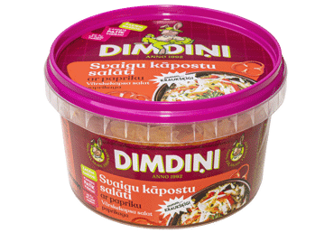 SVAIGU KĀPOSTU SALĀTI AR PAPRIKU DIMDIŅI 400G