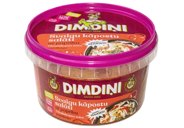 SVAIGU KĀPOSTU SALĀTI AR PAPRIKU DIMDIŅI 400G
