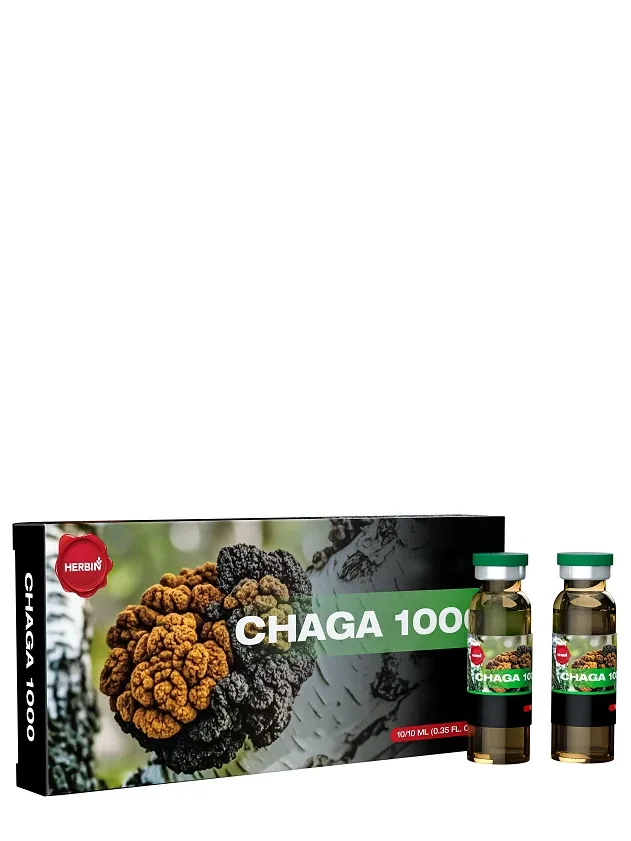 Čaga 1000 mg ampulas, 10 x 10 ml