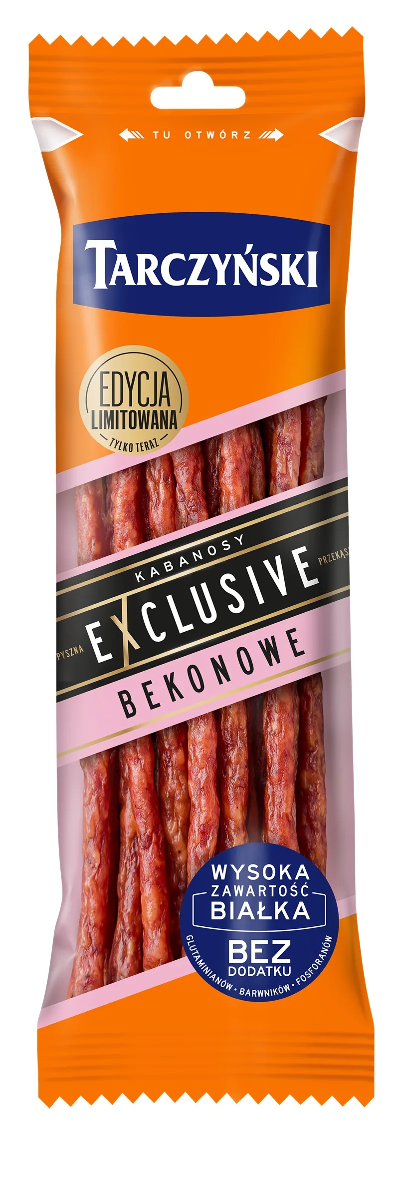 CŪKGAĻAS KABANOS TARCZYNSKI EXCLUSIVE, AR BEKONU, 90G