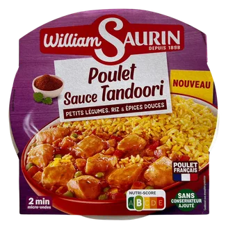 VISTA TANDOORI WILLIAM SAURIN AR RĪSIEM UN DĀRZEŅIEM 300G