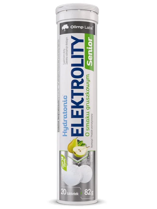Olimp Labs®Hydratonic Elektrolity Senior ar bumbieru garšu, 20 putojošas tabletes