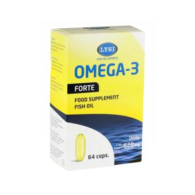 Lysi Omega-3 forte kapsulas N64