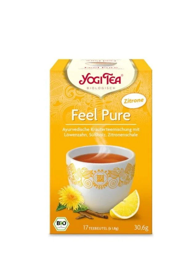 Tēja yogi detox ar citronu, 17 paciņas
