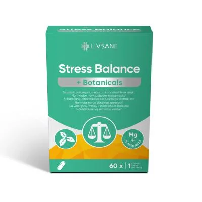 Livsane Stress Balance + Botanicals kapsulas N60